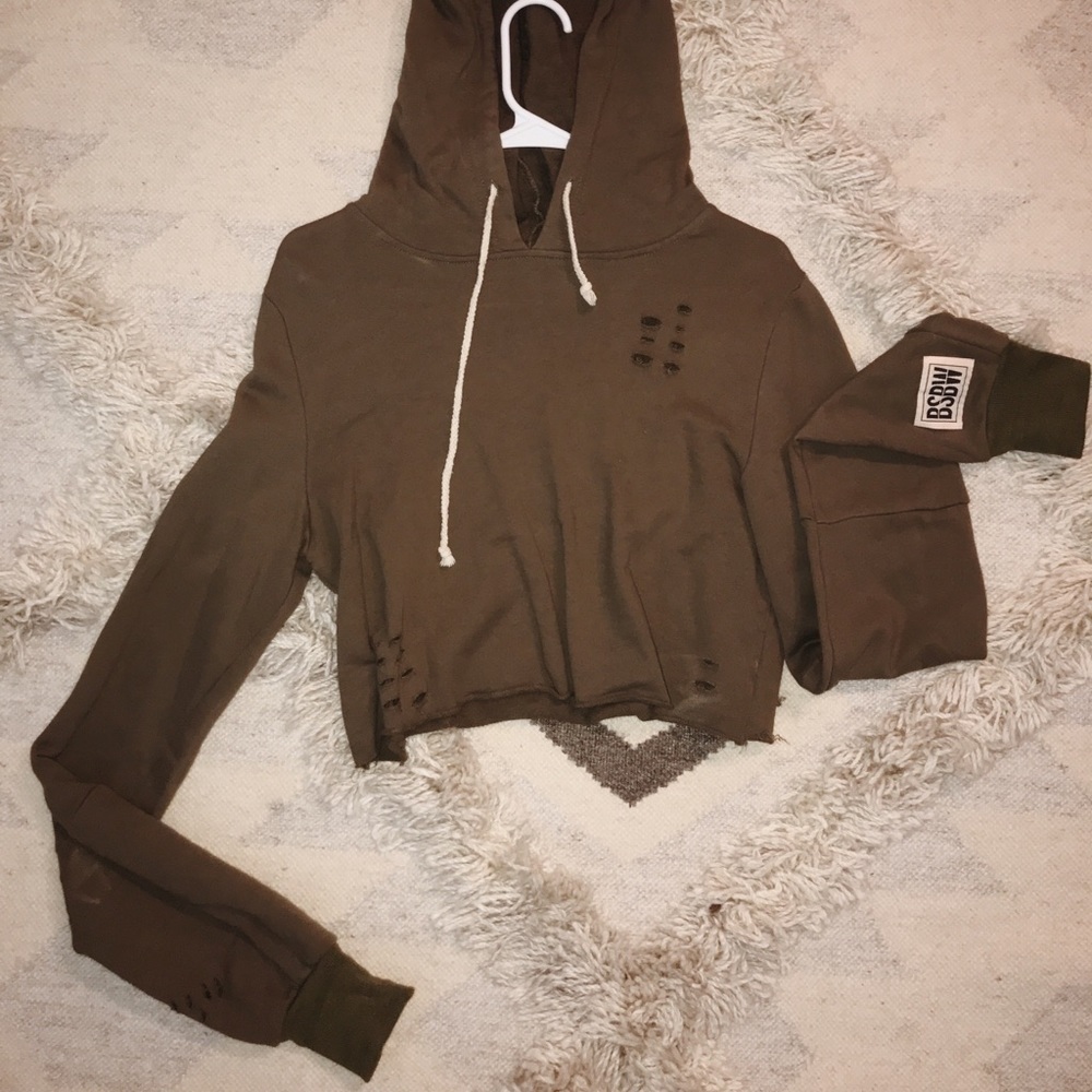 LF crop hoodie